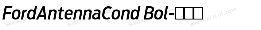 FordAntennaCond Bol字体转换